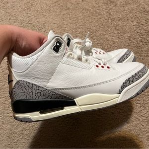 white cement jordan 3